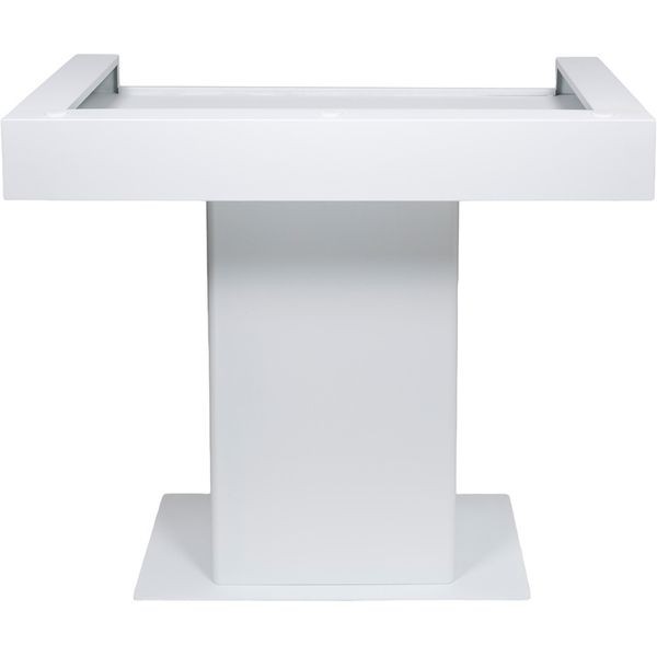 Headliner Malibu DJ Booth White - Workstation DJ a Podio con Rack 19" 18U e Borse
