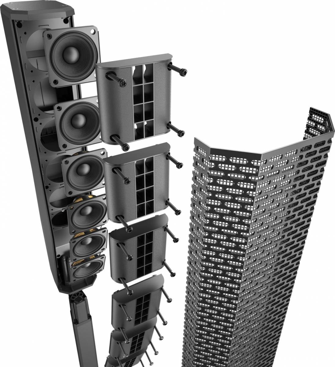 ELECTRO-VOICE EVOLVE 30M (EU) - Sistema PA a Colonna Portatile 1000W con Mixer 8 Canali e Bluetooth