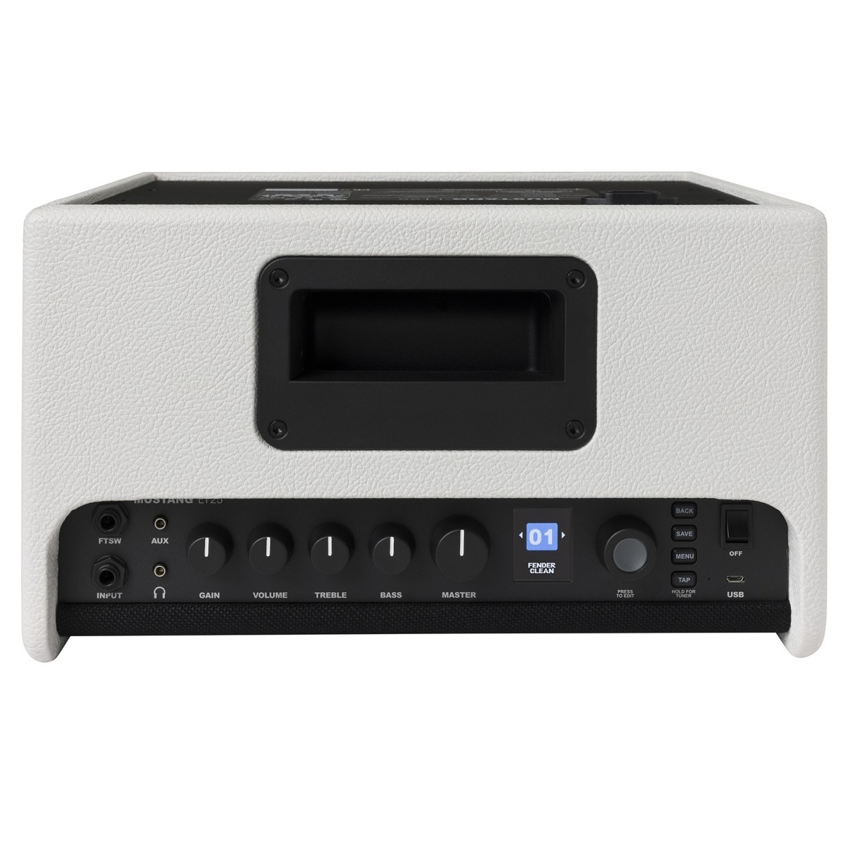 Fender Mustang LT25 LTD White - Amplificatore Combo Digitale per Chitarra 25W
