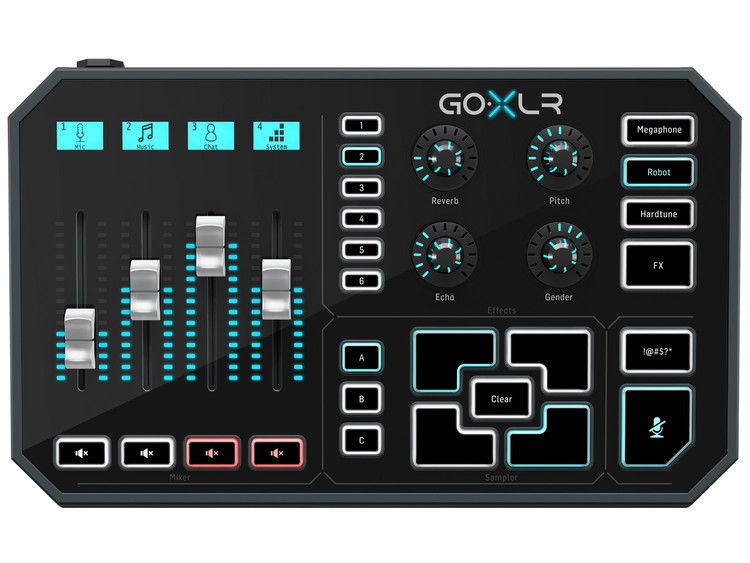 TC Helicon GoXLR - Mixer, Sampler ed Effetti Voce per Broadcast Usato
