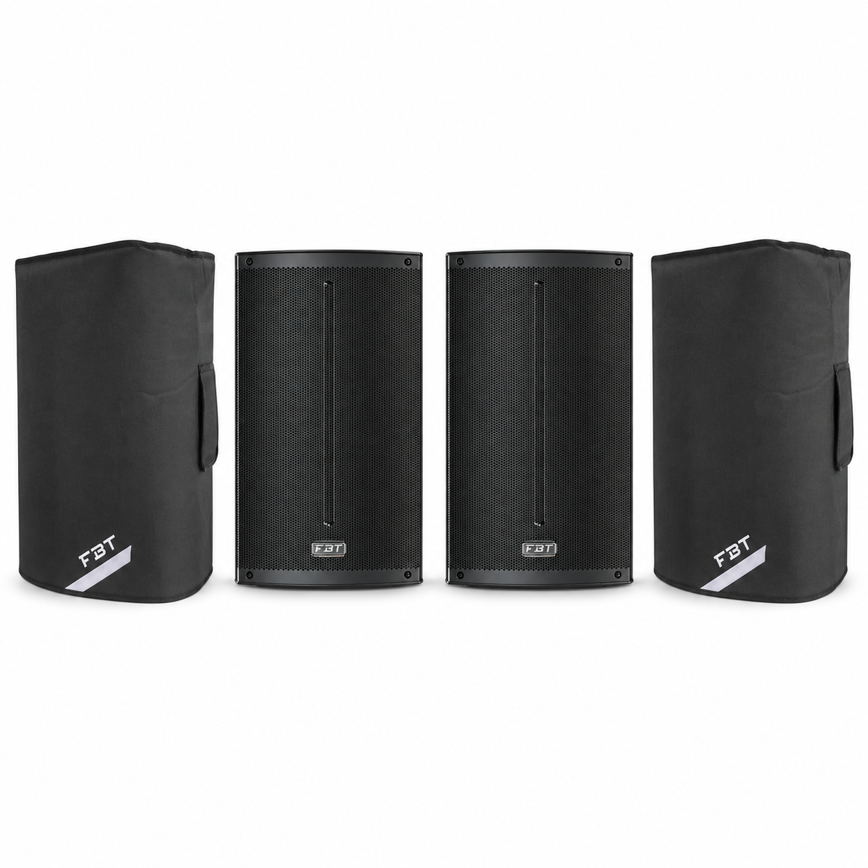 FBT X-LITE 112A - Coppia Casse Attive 12" 1500W Usate con Cover