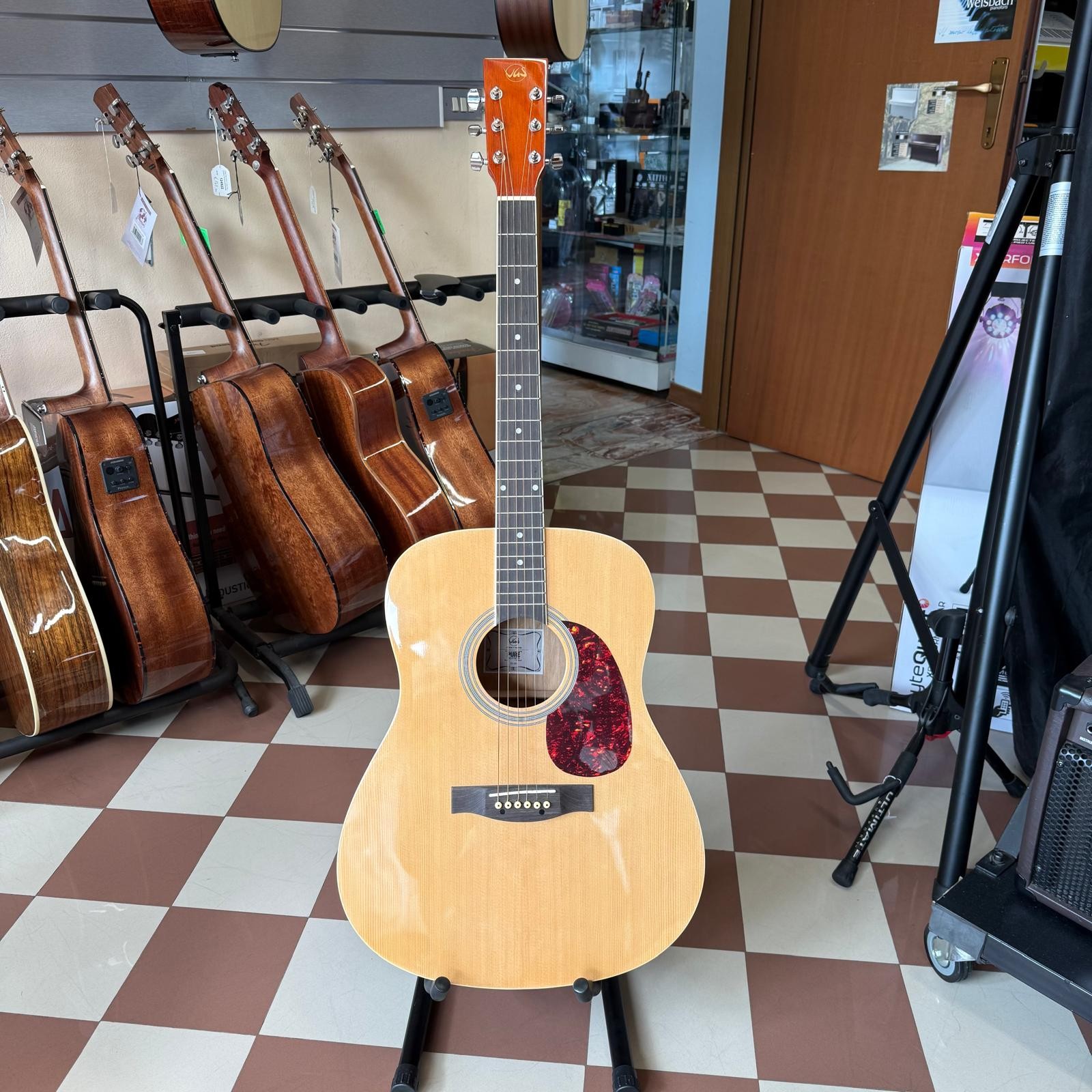 VGS D-10 Natural Usata - Chitarra Acustica Dreadnought - borsa