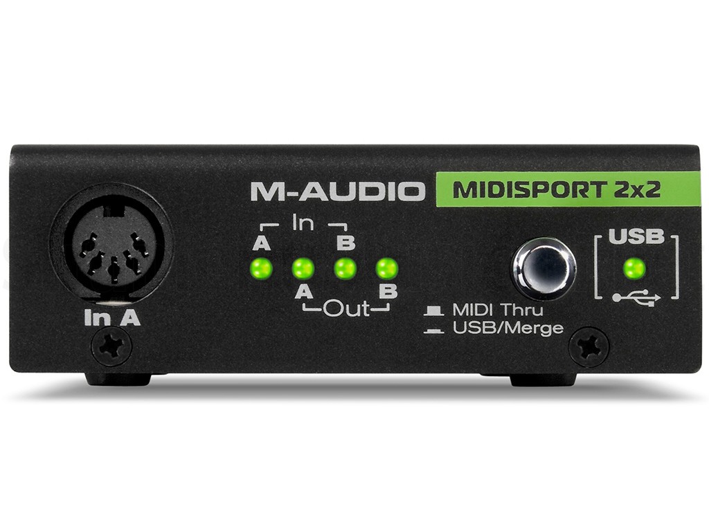 M-Audio MIDISPORT 2x2 Anniversary Edition - Interfaccia MIDI USB 2 In/2 Out Usata