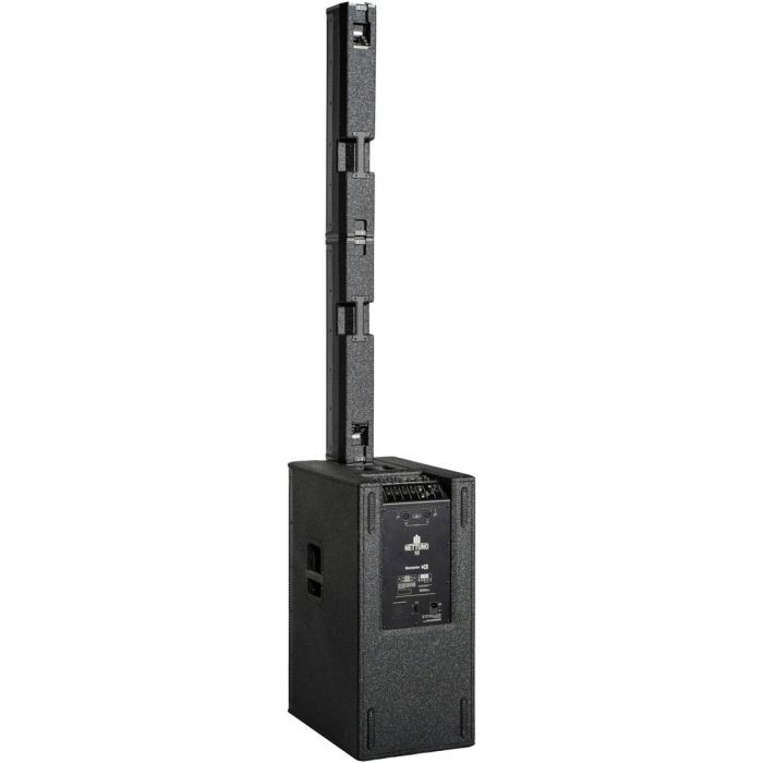 MONTARBO Nettuno 10 - Sistema Audio Attivo a Colonna 2000W con Mixer e Bluetooth