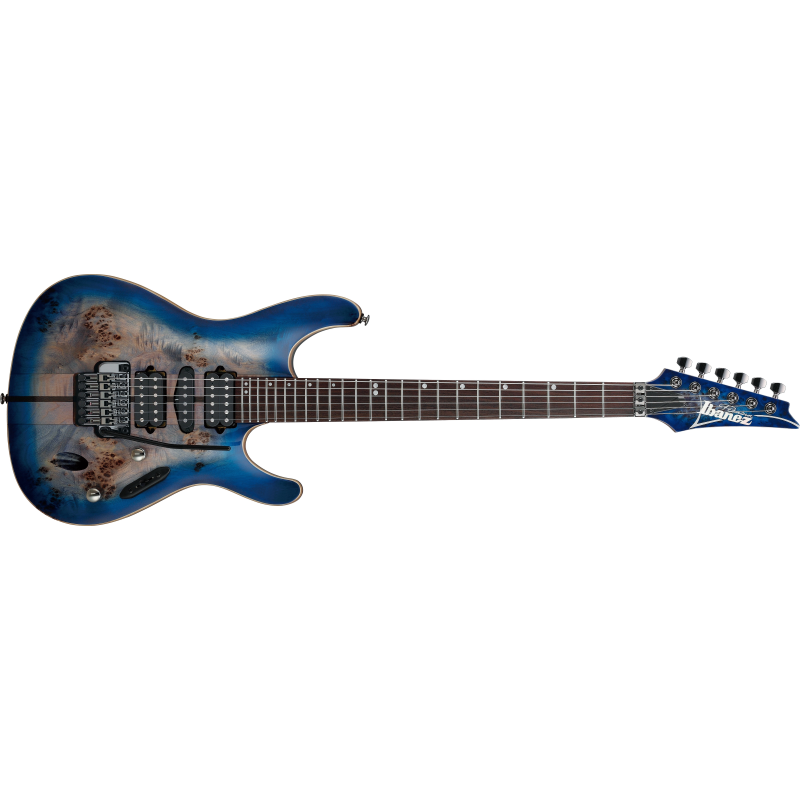 IBANEZ S1070PBZ-CLB Cerulean Blue Burst - Chitarra Elettrica Premium con Borsa