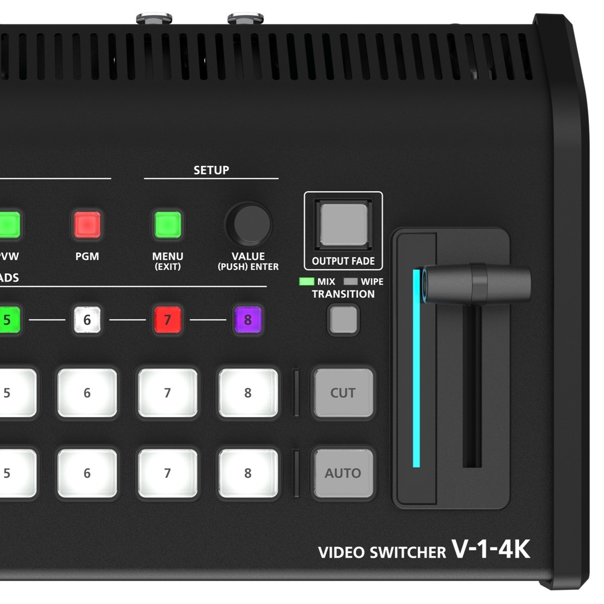 ROLAND V-1-4K - Mixer Video 4K-60P HDR HDMI 5-In 5-Out con Streaming USB e Funzione ROI