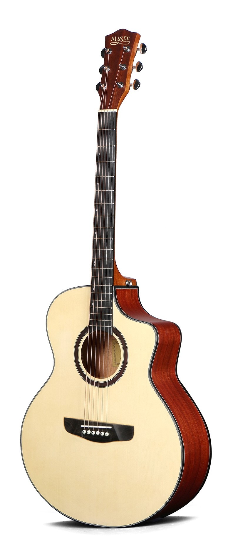 ALYSÉE A140-CE-N - Chitarra Acustica Auditorium Cutaway Elettrificata Finitura Natural