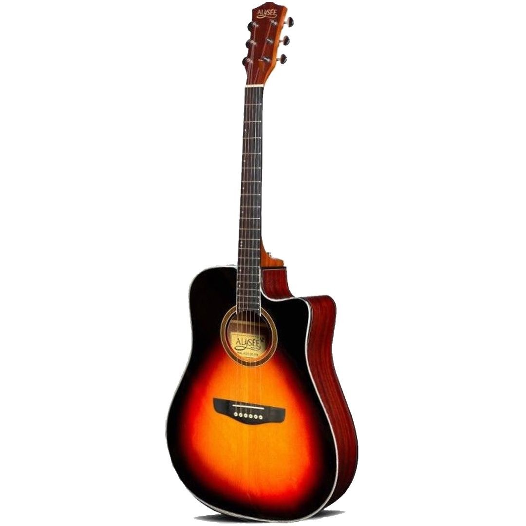 ALYSÉE A120-CE-3TS - Chitarra Acustica Dreadnought Cutaway Elettrificata Colore Sunburst