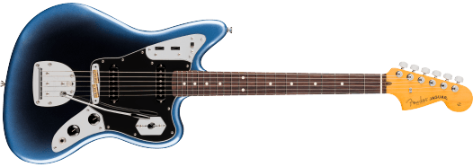 FENDER American Professional Jaguar® Rosewood Fingerboard - Dark Night con Custodia Rigida