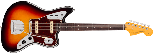 FENDER American Professional Jaguar® Rosewood Fingerboard - 3-Color Sunburst con Custodia Rigida