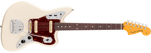FENDER American Professional Jaguar® Rosewood Fingerboard - Olympic White con Custodia Rigida