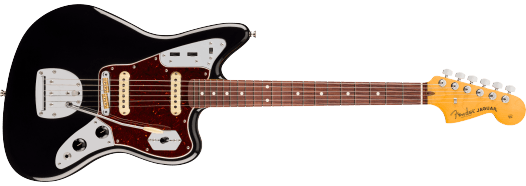 FENDER American Professional Jaguar® Rosewood Fingerboard - Black con Custodia Rigida