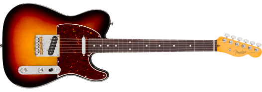FENDER American Professional Telecaster® Rosewood Fingerboard - 3-Color Sunburst con Custodia Rigida