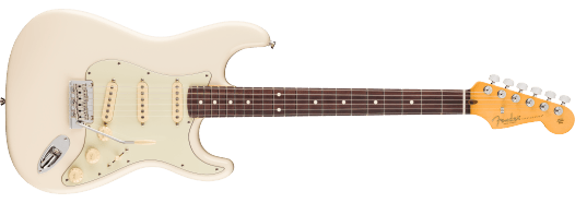 FENDER American Professional Stratocaster® Rosewood Fingerboard - Olympic White con Custodia Rigida
