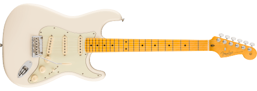 FENDER American Professional Stratocaster® Maple Fingerboard - Olympic White con Custodia Rigida