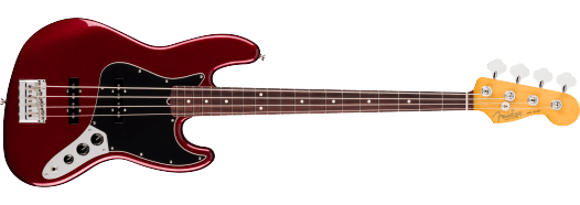 FENDER American Professional Jazz Bass® Rosewood Fingerboard - Oxblood con Custodia Rigida