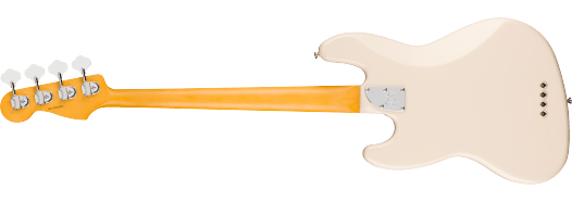 FENDER American Professional Jazz Bass® Maple Fingerboard - Olympic White con Custodia Rigida