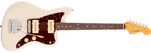 FENDER American Professional Jazzmaster® Rosewood Fingerboard - Olympic White con Custodia Rigida