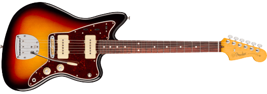 FENDER American Professional Jazzmaster® Rosewood Fingerboard - 3-Color Sunburst con Custodia Rigida