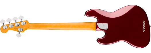 FENDER American Professional Jazz Bass® V Maple Fingerboard - Oxblood con Custodia Rigida