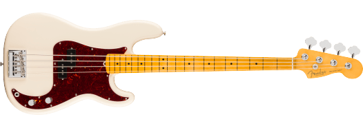 FENDER AMERICAN PROFESSIONAL - Precision Bass Maple Fingerboard Olympic White