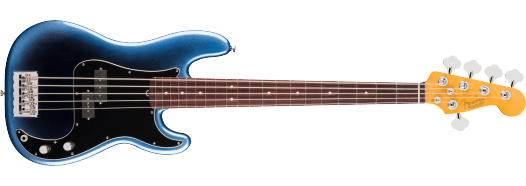 FENDER AMERICAN PROFESSIONAL - Precision Bass V Rosewood Fingerboard Dark Night