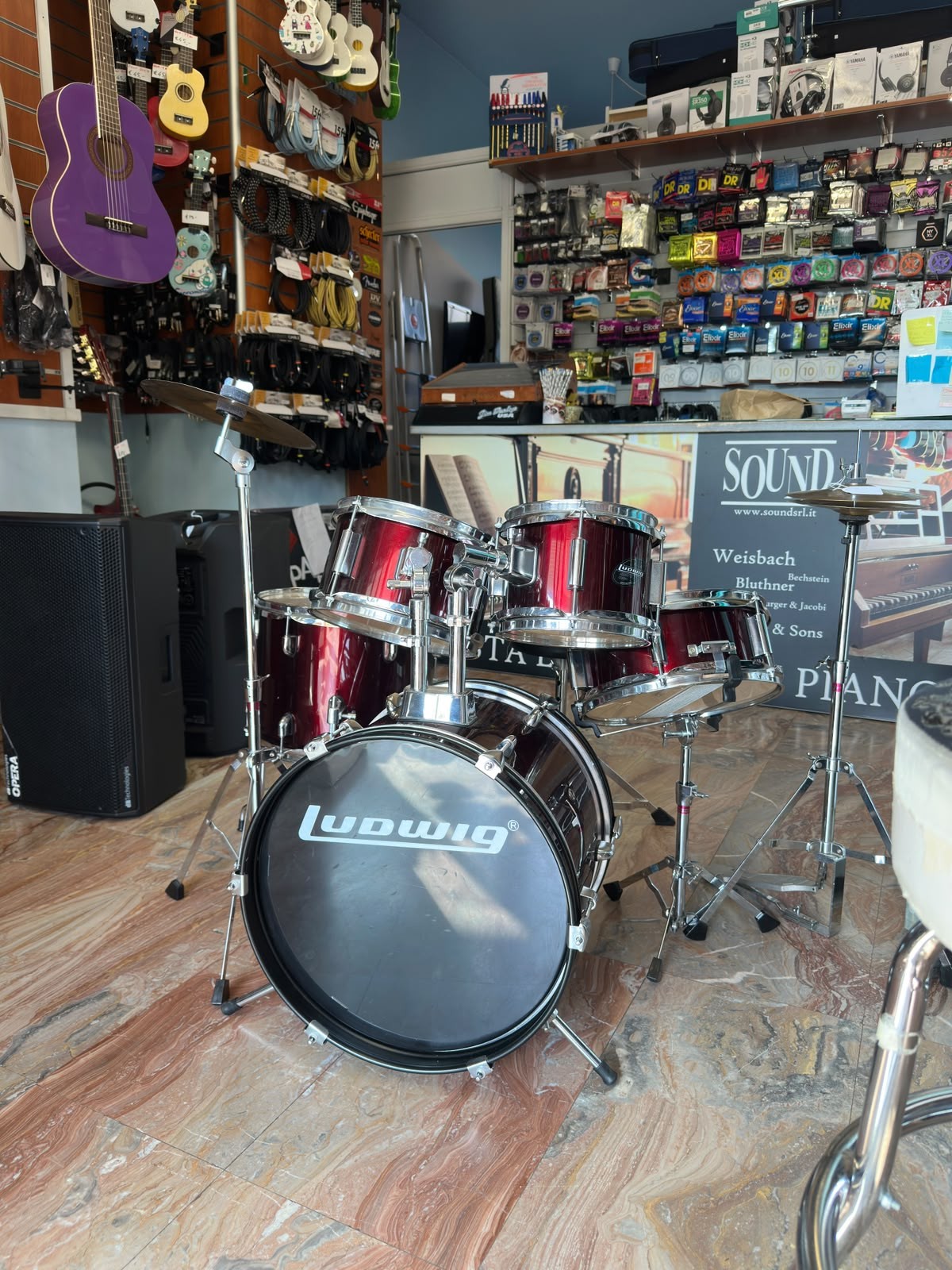 LUDWIG - Accent CS Combo Junior Batteria Acustica Completa per Bambini