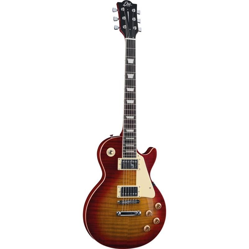 Eko VL-480 Aged Cherry Sunburst Flamed - chitarra elettrica stile Les Paul