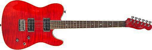 Fender Special Edition Custom Telecaster® FMT HH, Laurel Fingerboard, Crimson Red Transparent