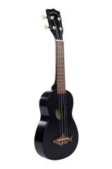 Kala Makala MK-SS/BLK - UKULELE SOPRANO SHARK BLACKTIP - con borsa