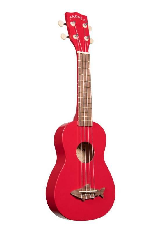 Kala Makala MK-SS/RED - UKULELE SOPRANO SHARK RED SEA - con borsa