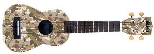 Kala Makala Ukulele Soprano Ukadelic MKSCAMO grafica Camoflage