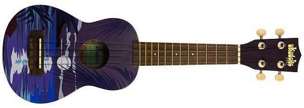 Kala Makala Ukulele Soprano Ukadelic MK-SNIGHT grafica Tropical Night