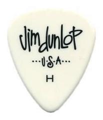 Dunlop 479R Polys White - Heavy