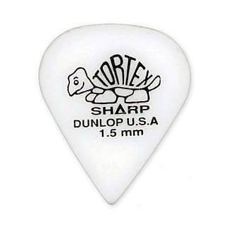 Dunlop 412P Tortex Sharp White 1.5