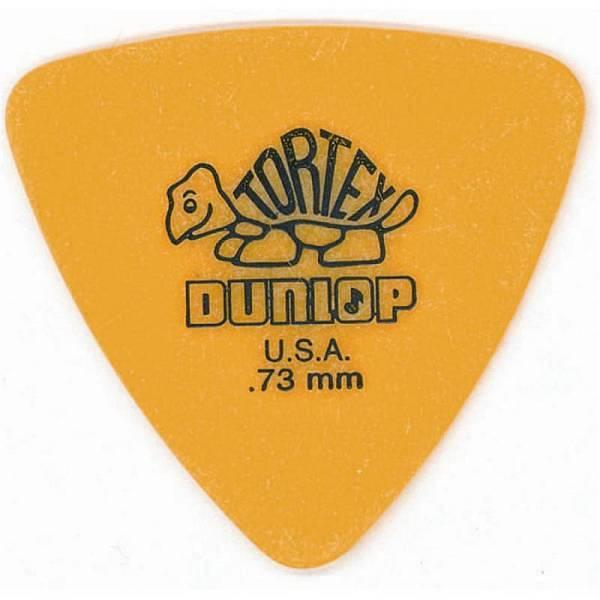 Dunlop 431P Tortex Triangle Yellow .73 - confezione 6 plettri