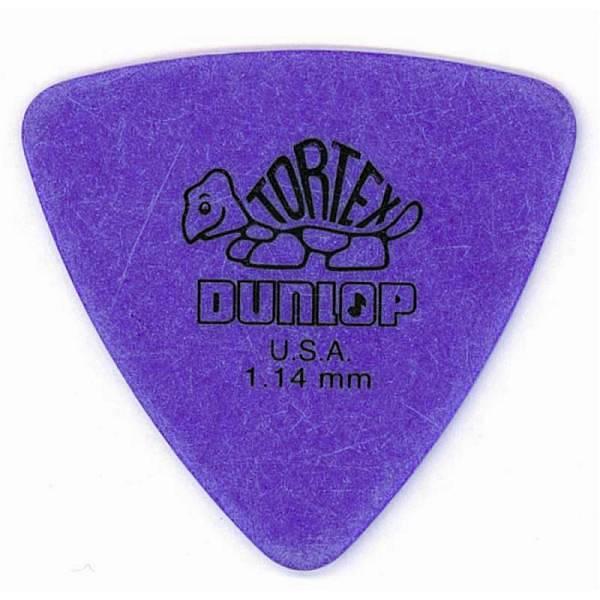 Dunlop 431P Tortex Triangle Purple 1.14