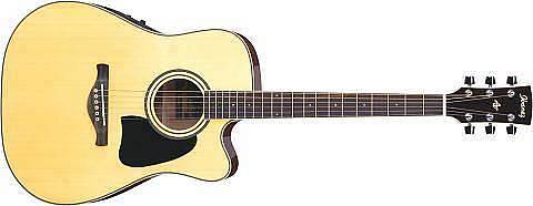 Ibanez AW70ECE-NT natural - CHITARRA ACUSTICA ELETTRIFICATA CUTAWAY NATURALE