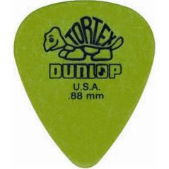 Dunlop 418P Tortex Standard Green .88 confezione 12 plettri