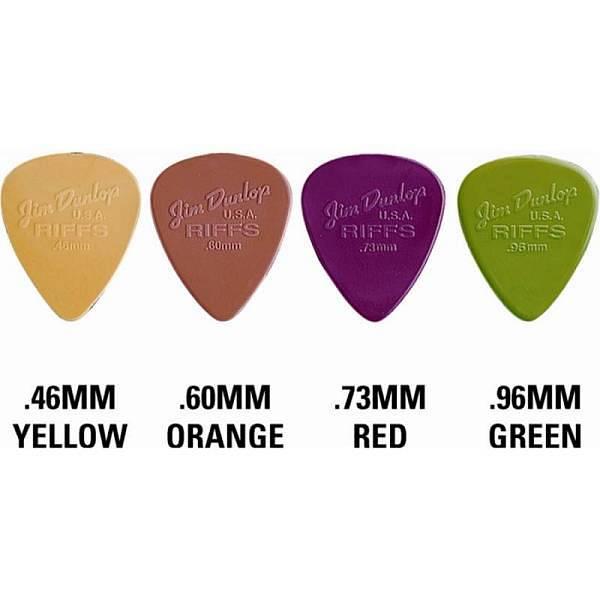 Dunlop 4350 Riff Picks - 4 GROSS