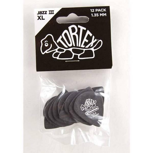 Dunlop 498P1.35 TORTEX JAZZ III XL, 1.35MM