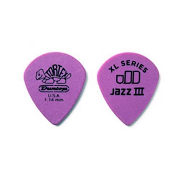 Dunlop 498R1.14 TORTEX JAZZ III XL, 1.14MM