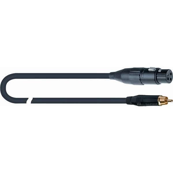 Quik Lok MPB/420-2 BK - cavo XLRf RCA - 2 metri