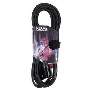 Karma  - Cavo audio 2 Jack 6,3 - 2 XLR M - 3mt CA 8266M