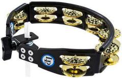 Latin Percussion LP179 Cyclops Tambourine - tamburello montabile su asta con piatti in ottone