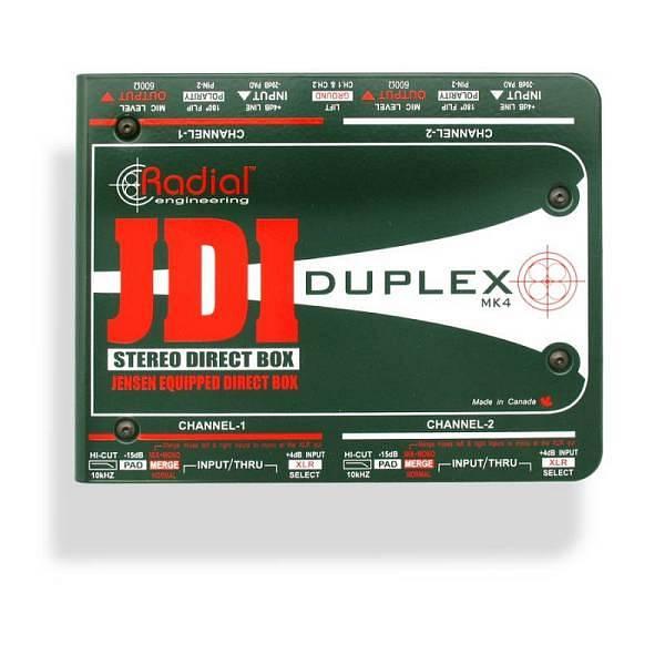 Radial JDI Duplex - direct box passivo due canali