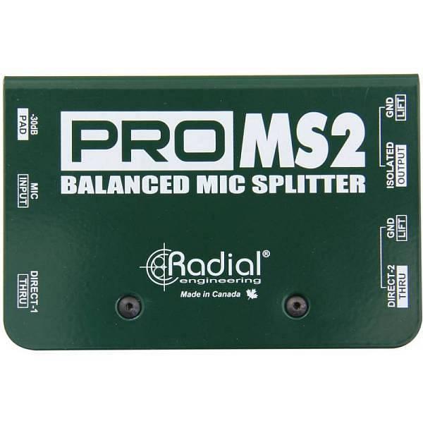 Radial ProMS2 splitter microfonico