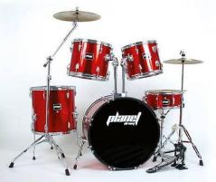 Planet Drum P-2000 - batteria acustica completa - DB52-127 rosso metallizzato