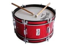 Luke & Daniel BJ1607RED - rosso - rullante 16" da banda o marching band