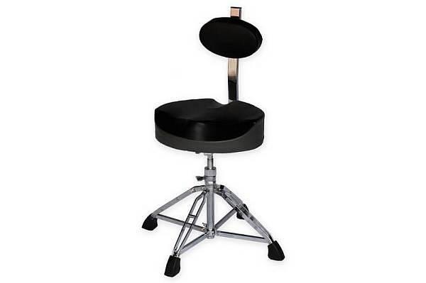 Luke & Daniel T2000 - sgabello per batterista professionale con schienale regolabile - drum throne